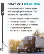 SureCall Fusion2Go OTR - Amplificador de señal de teléfono celular para camiones, furgonetas de trabajo, flotas, aumenta