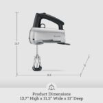Breville Handy Mixer BHM800BTR, Black Truffle
