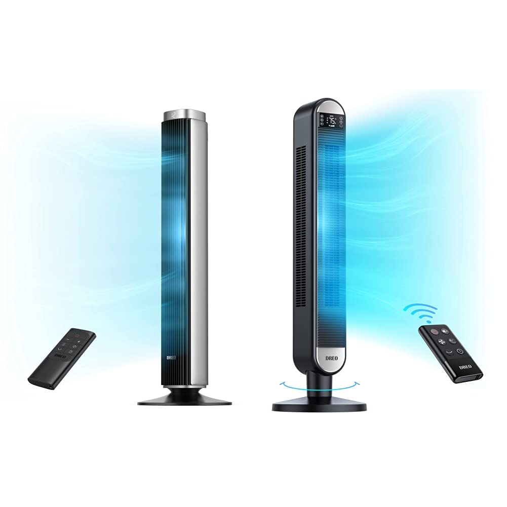 Version 1.0.0 Ventilador Torre Dreo Pilot Pro DR-HTF005 42 pulgadas sin aspas oscilante 90 grados motor DC silencioso 25dB 9 velocidad