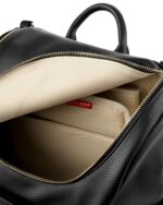 Skip Hop Mochila para pañales: Evermore, Bolsa de viaje multifunción para bebé 6 en 1, negro