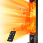 Calentador Infrarrojo de Patio HAIMMY UEH500 1500W 42" 9 Niveles Control Remoto Temporizador 9H IPX5