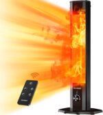 Calentador Infrarrojo de Patio HAIMMY UEH500 1500W 42" 9 Niveles Control Remoto Temporizador 9H IPX5