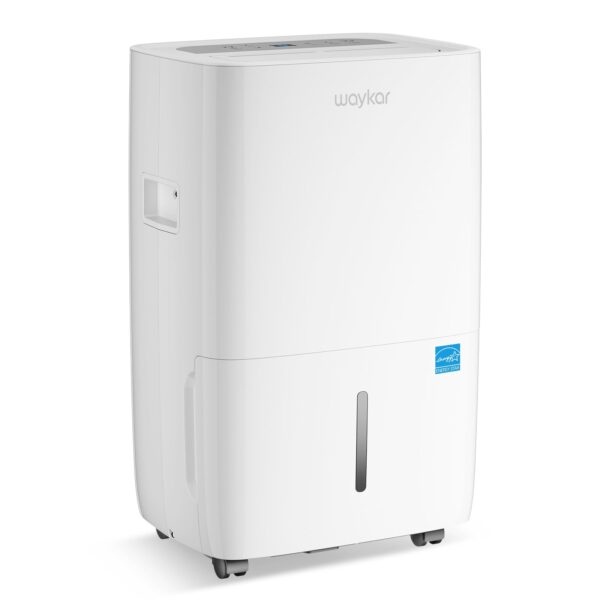 Deshumidificador Waykar JD025CE-80 80 Pintas Energy Star para Hogares y Sótanos de hasta 5,000 pies cuadrados con Mangue