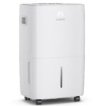 Deshumidificador Waykar JD026E-130 130 pintas 6500 pies cuadrados con drenaje continuo para sótanos almacenes y espacios