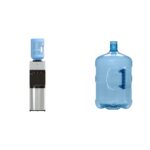 Dispensador de agua Brio carga superior agua fría y caliente seguro para niños botella de agua reutilizable