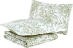 Juego de edredón floral algodón reversible Laura Ashley Revman International USHSA91218531 tamaño King California King 3