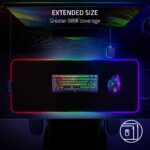 Alfombrilla Gaming Razer Strider Chroma RZ02-04490100-R3U1 Hibrida XXL RGB 19 Zonas Resistente al Agua Antideslizante