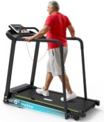 Caminadora PACEROCKER ROCKER-S inclinación automática 12% 9 niveles 5 MPH altavoz Bluetooth capacidad 450 lbs