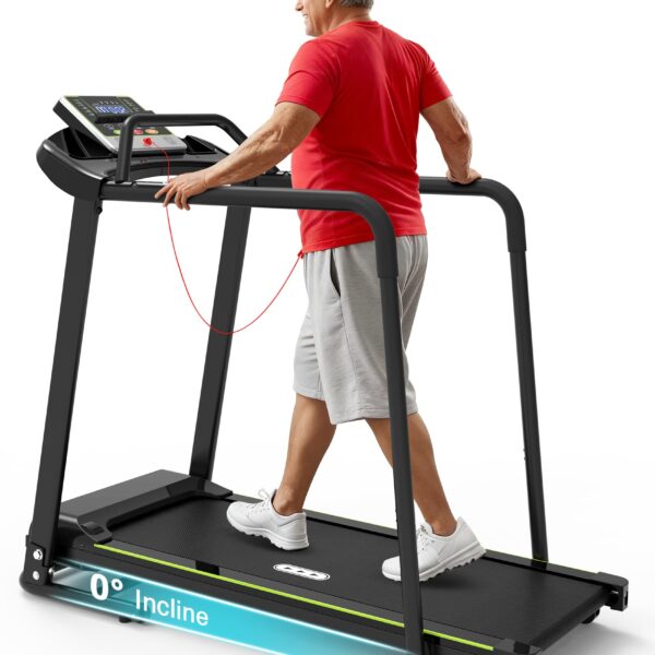 Caminadora PACEROCKER ROCKER-S inclinación automática 12% 9 niveles 5 MPH altavoz Bluetooth capacidad 450 lbs