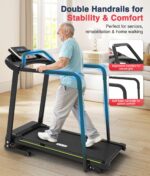 Caminadora PACEROCKER ROCKER-S inclinación automática 12% 9 niveles 5 MPH altavoz Bluetooth capacidad 450 lbs