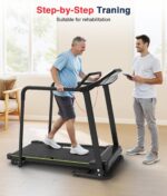 Caminadora PACEROCKER ROCKER-S inclinación automática 12% 9 niveles 5 MPH altavoz Bluetooth capacidad 450 lbs