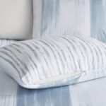 Juego de edredon reversible abstracto Natori JLA Home NS10-3705 sirsaca en relieve sobrelleno con fundas almohada decora