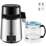Destilador de Agua Vevor 4L Distilled Water Maker de acero inoxidable 304 para encimera capacidad de 4 litros 1.1 galone