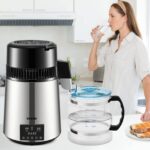 Destilador de Agua Vevor 4L Distilled Water Maker de acero inoxidable 304 para encimera capacidad de 4 litros 1.1 galone