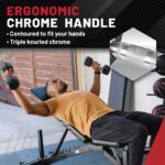 Lifeline Mancuernas hexagonales de fitness, mancuernas hexagonales envueltas en goma, calidad premium, mango moleteado e