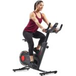 Bicicleta Spinning Indoor Sunny Health Fitness SF-B122049 Resistencia Electromagnética 16 Niveles Freno Emergencia Bluet