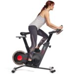 Bicicleta Spinning Indoor Sunny Health Fitness SF-B122049 Resistencia Electromagnética 16 Niveles Freno Emergencia Bluet