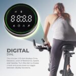 Bicicleta Spinning Indoor Sunny Health Fitness SF-B122049 Resistencia Electromagnética 16 Niveles Freno Emergencia Bluet