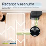 Robot Aspiradora y Trapeadora SharkNinja Matrix Plus RV2610WA 2en1, Trapeado Sónico, Matrix Clean, Vaciado Auto HEPA, Cl