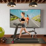 Caminadora plegable GYMAX FT3.75-F-APP-12 motor 3.75 HP 12 programas control aplicación monitor LCD altavoz Bluetooth