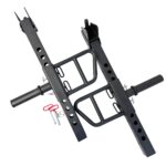 HulkFit Jaula de potencia de la serie Pro de 2.3 x 2.3 pulgadas, accesorios para gimnasio en casa, equipo de ejercicio d