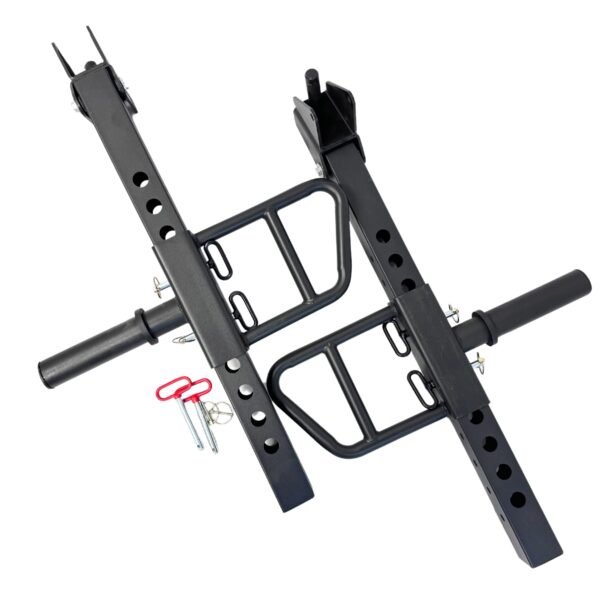 HulkFit Jaula de potencia de la serie Pro de 2.3 x 2.3 pulgadas, accesorios para gimnasio en casa, equipo de ejercicio d