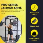 HulkFit Jaula de potencia de la serie Pro de 2.3 x 2.3 pulgadas, accesorios para gimnasio en casa, equipo de ejercicio d
