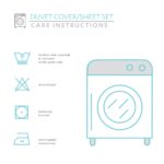 Juego funda de edredon mezcla de lino belga Lush Decor Triangle Home Fashions 21T011214 King California King 3 piezas ma