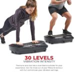 Plataforma de vibración Fitboard Sunny Health Fitness SF-VP822058 4D 30 velocidades 7 modos de oscilación