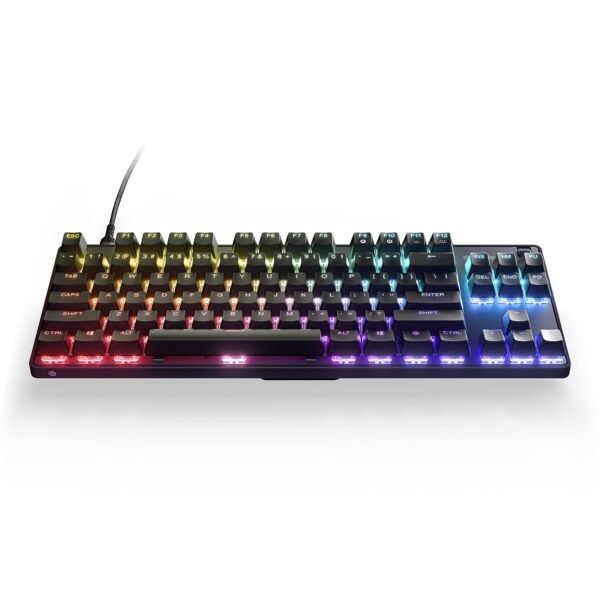 Teclado Mecánico Gaming SteelSeries Apex 9 TKL 64847 Interruptores Ópticos OptiPoint Actuación 2 Puntos QWERTY