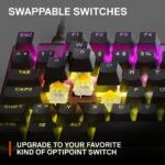 Teclado Mecánico Gaming SteelSeries Apex 9 TKL 64847 Interruptores Ópticos OptiPoint Actuación 2 Puntos QWERTY