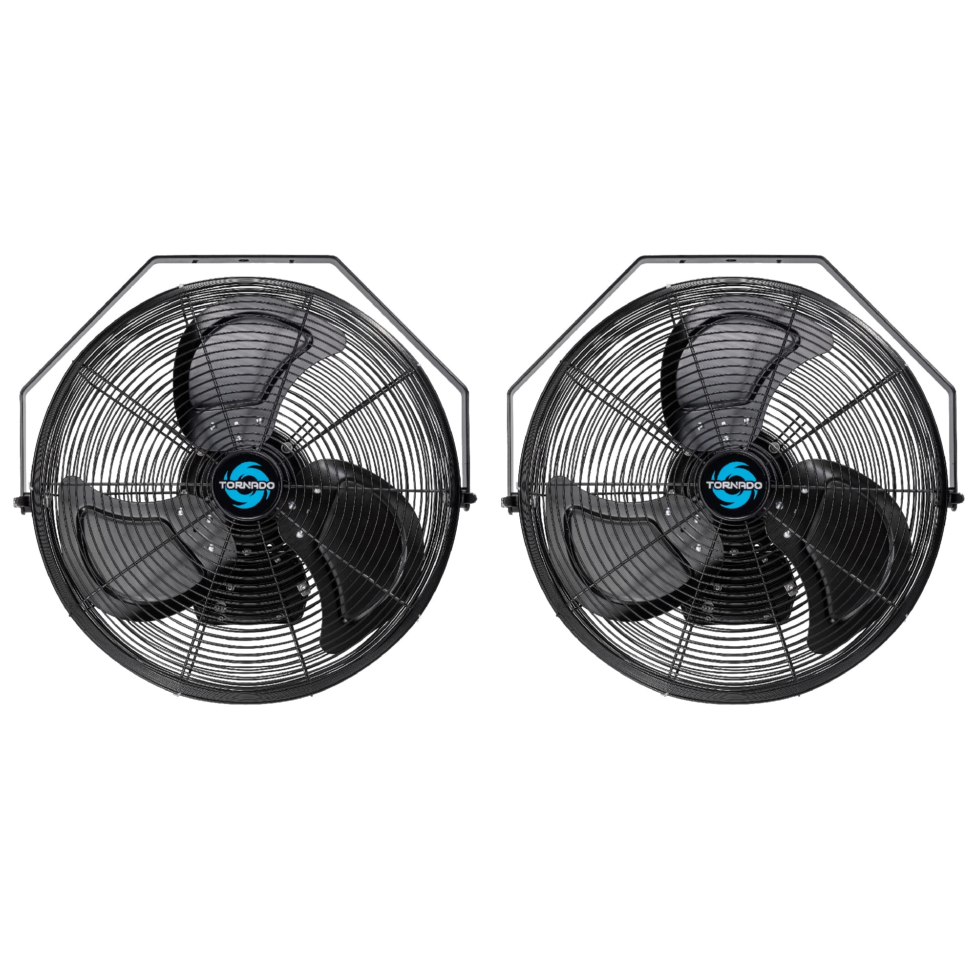 Version 1.0.0 Ventilador de Pared Industrial Tornado HI-FAN-18HVWM-WR-1PX2 – Paquete 2 piezas, 18 Pulgadas IPX4 Resistente al Agua, 3