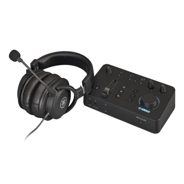 Mezclador de gaming con auriculares Yamaha ZG01 Pack ZG01-PACKBL control de chat y voz para transmisión de juegos