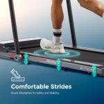 Caminadora Plegable Strider Sunny Health Fitness SF-T722054 cinta 20 pulgadas Bluetooth app SunnyFit