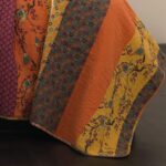 Juego de edredón Lush Decor Bohemian Royal Empire reversible algodón matrimonial queen rayas bohemias
