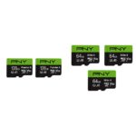 PNY Tarjetas microSDXC Premier y Elite de 128 GB y 64 GB (paquete de 2 y 3 unidades)