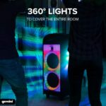 GPLT-360 Caja de altavoz de torre de fiesta Bluetooth portátil con batería automática inalámbrica portátil con 360° de s