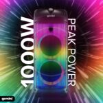 GPLT-360 Caja de altavoz de torre de fiesta Bluetooth portátil con batería automática inalámbrica portátil con 360° de s