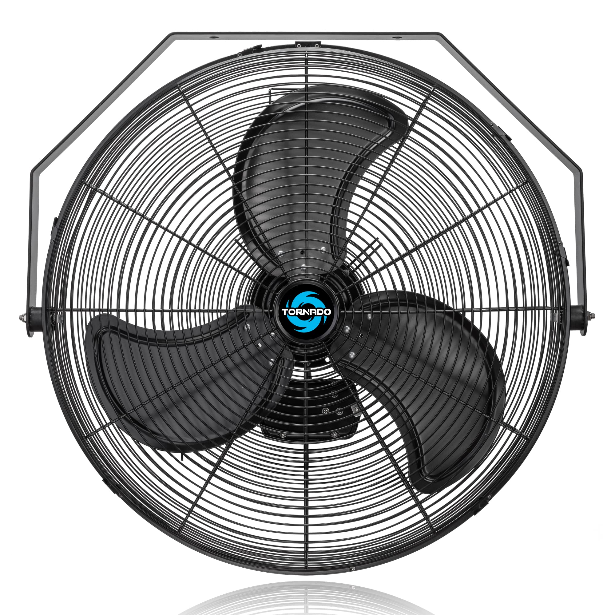 Version 1.0.0 Ventilador de Pared Industrial Tornado HI-FAN-24HVWM-WR-1P-HEX 24 Pulgadas IPX4 Motor TEAO 3 Velocidades 7700 CFM 1/5 HP