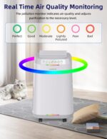 Purificador de aire inteligente Nuwave OxyPure ZERO 47251 filtración 4 etapas cobertura 2002 pies cuadrados rejillas aju