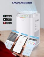 Purificador de aire inteligente Nuwave OxyPure ZERO 47251 filtración 4 etapas cobertura 2002 pies cuadrados rejillas aju