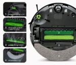 Robot Aspirador y Trapeador iRobot Roomba Combo J7+ C755840, PrecisionVision, D.R.I. Alfombra Seca, SmartScrub, Vaciado