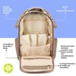 Itzy Ritzy - Mochila para pañales Boss Plus de gran capacidad con 19 bolsillos, cambiador, clips para carriola y correas