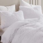 Juego de edredon felpa Sweet Home Collection Shaggy Fur Comforter Set pelo sintetico ultra suave terciopelo cristalino t