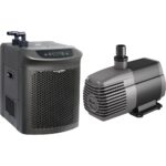 Enfriador de Agua Chiller para Hidroponía y Acuario Active Aqua 963d818 AACH50HP 1/2 HP 4020 BTU con Bomba Hydrofarm AAP
