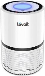Purificador de aire Levoit HEPA H13 habitación grande hasta 1980 pies cuadrados monitor calidad del aire blanco