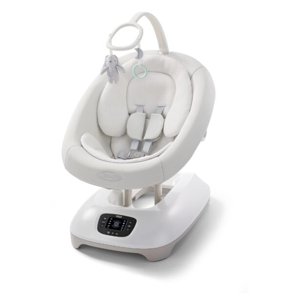 Columpio para bebé SmartSense de Graco con tecnología de detección de llanto, movimientos calmantes y vibraciones relaja