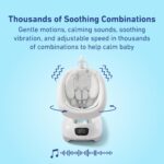 Columpio para bebé SmartSense de Graco con tecnología de detección de llanto, movimientos calmantes y vibraciones relaja