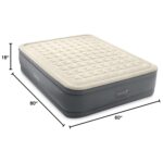 Colchón inflable de aire Intex PremAire II 64925EP tamaño Queen bomba eléctrica integrada altura 18 pulgadas capacidad 6