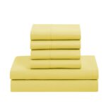 Juego de cama completo Sweet Home Collection Bed in a Bag 7 piezas edredón liso alternativo microfibra suave todas las e
